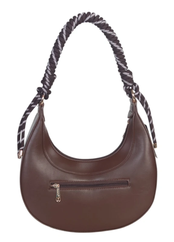 Modna Torebka Damska Gallantry Paris Pleciona Rączka Sznurek Imitacja Lnu 2026