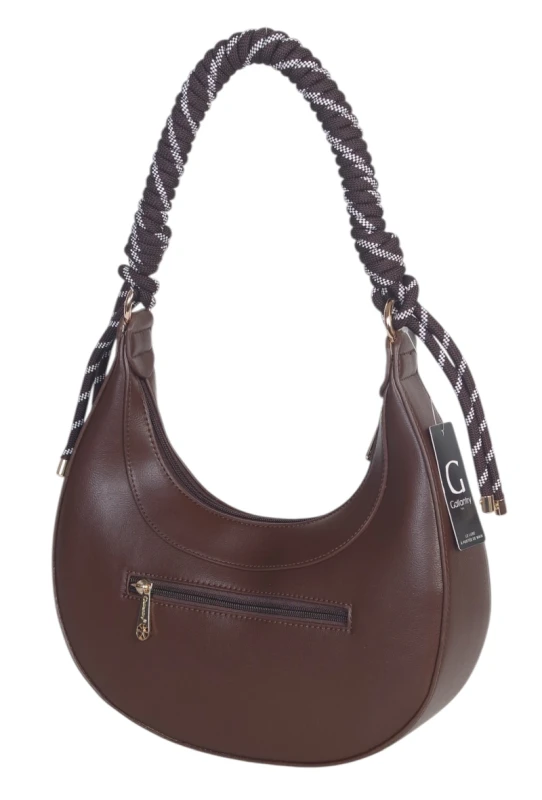 Modna Torebka Damska Gallantry Paris Pleciona Rączka Sznurek Imitacja Lnu 2026