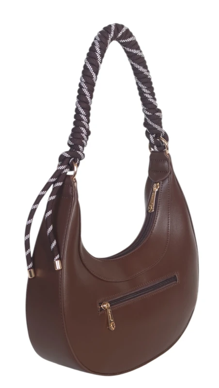 Modna Torebka Damska Gallantry Paris Pleciona Rączka Sznurek Imitacja Lnu 2026