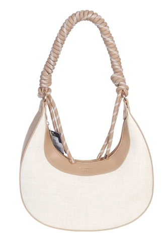 Modna Torebka Damska Gallantry Paris Pleciona Rączka Sznurek Imitacja Lnu 2026 