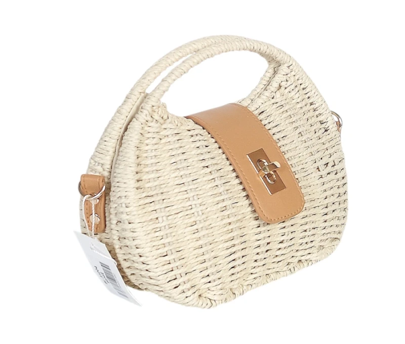Pleciona Torebka Listonoszka Gallantry Paris – Modny Koszyk ze Skórą Eko | Kolekcja Wiosna-Lato 2026