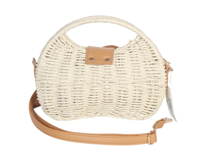 Pleciona Torebka Listonoszka Gallantry Paris – Modny Koszyk ze Skórą Eko | Kolekcja Wiosna-Lato 2026