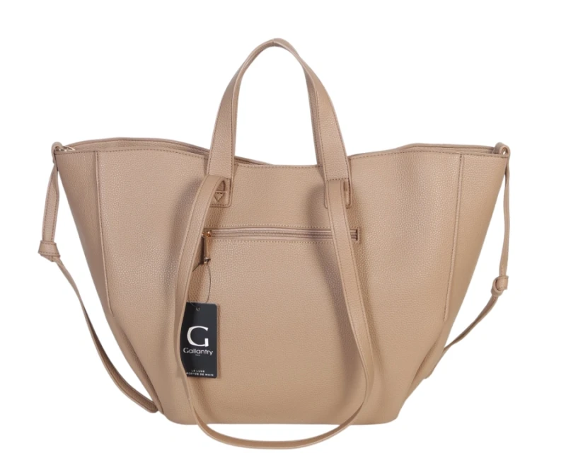 Gallantry Paris – Torebka shopper A4 z zamkiem i kieszonkami | Kolekcja Wiosna Lato 2026