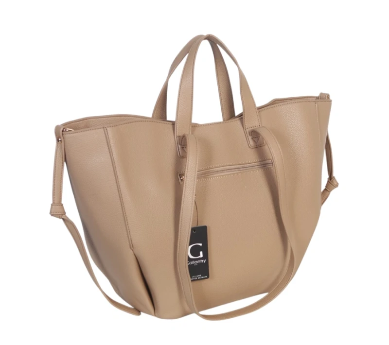 Gallantry Paris – Torebka shopper A4 z zamkiem i kieszonkami | Kolekcja Wiosna Lato 2026