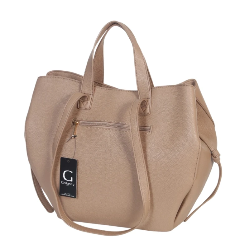 Gallantry Paris – Torebka shopper A4 z zamkiem i kieszonkami | Kolekcja Wiosna Lato 2026