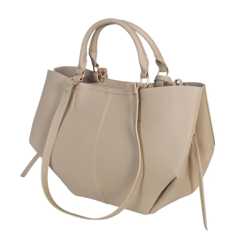 Torebka Gallantry Paris shopper bag ze skóry ekologicznej – modna torba z saszetką i regulowaną szerokością