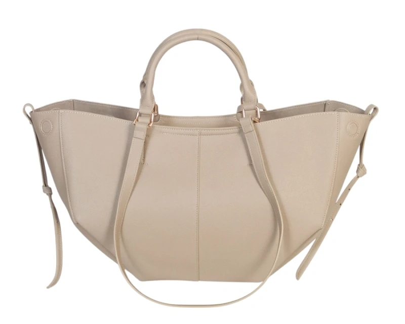 Torebka Gallantry Paris shopper bag ze skóry ekologicznej – modna torba z saszetką i regulowaną szerokością