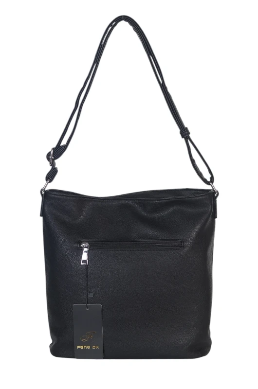 Pojemna Torebka Listonoszka Damska z Ekoskóry – Dwukomorowa i Praktyczna