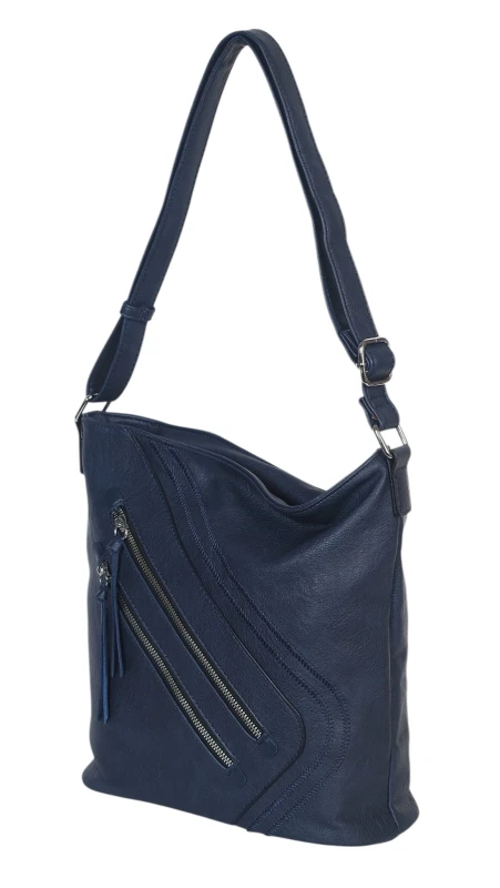 Pojemna Torebka Listonoszka Damska z Ekoskóry – Dwukomorowa i Praktyczna