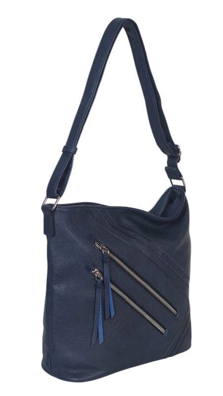 Pojemna Torebka Listonoszka Damska z Ekoskóry – Dwukomorowa i Praktyczna