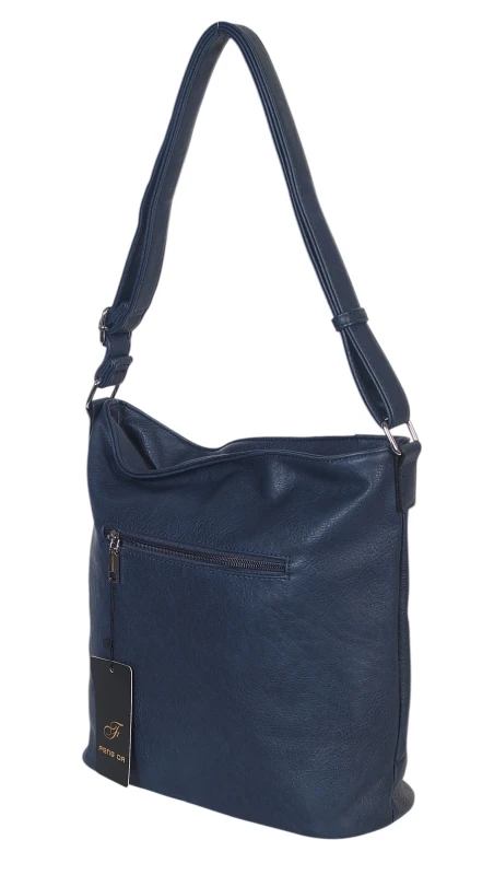 Pojemna Torebka Listonoszka Damska z Ekoskóry – Dwukomorowa i Praktyczna