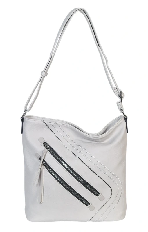 Pojemna Torebka Listonoszka Damska z Ekoskóry – Dwukomorowa i Praktyczna