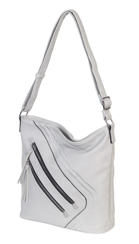 Pojemna Torebka Listonoszka Damska z Ekoskóry – Dwukomorowa i Praktyczna