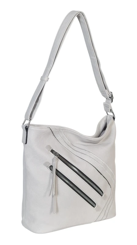 Pojemna Torebka Listonoszka Damska z Ekoskóry – Dwukomorowa i Praktyczna