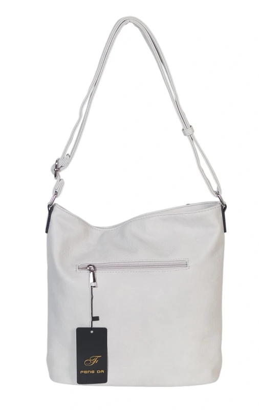 Pojemna Torebka Listonoszka Damska z Ekoskóry – Dwukomorowa i Praktyczna