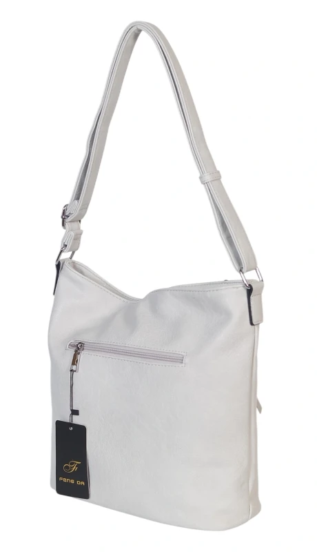 Pojemna Torebka Listonoszka Damska z Ekoskóry – Dwukomorowa i Praktyczna