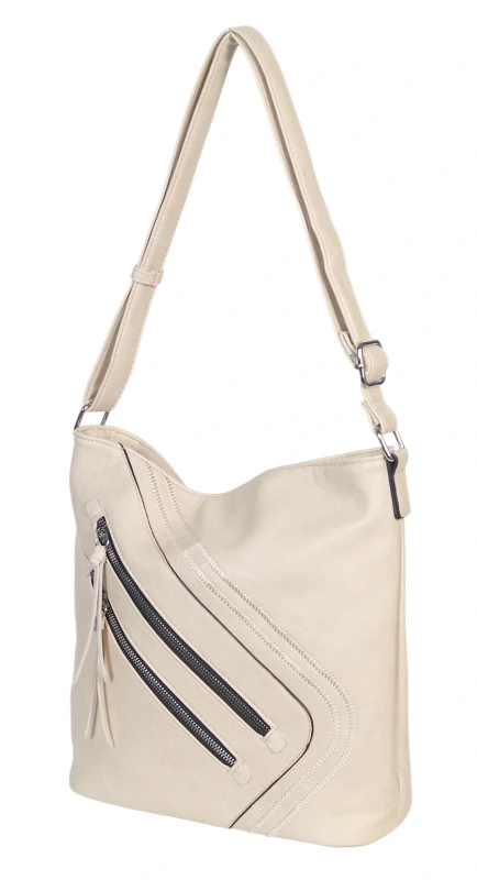 Pojemna Torebka Listonoszka Damska z Ekoskóry – Dwukomorowa i Praktyczna