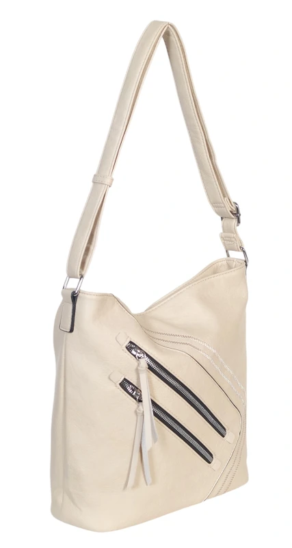 Pojemna Torebka Listonoszka Damska z Ekoskóry – Dwukomorowa i Praktyczna