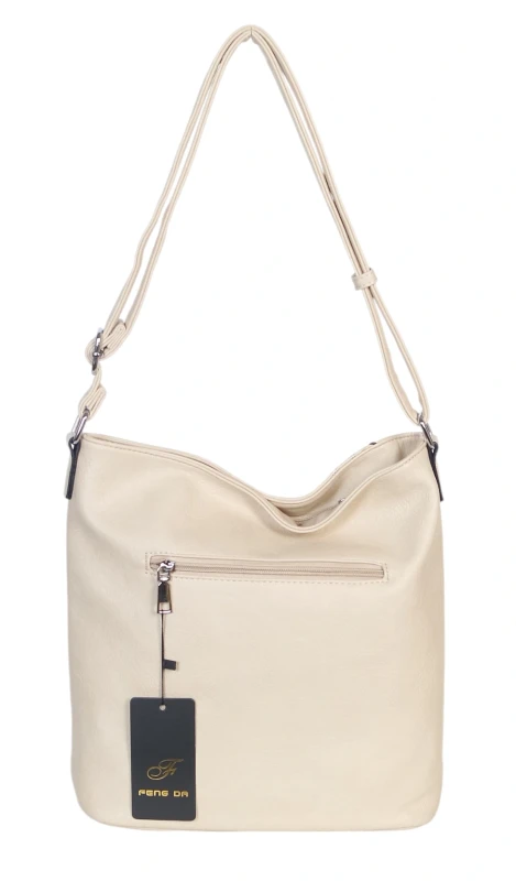 Pojemna Torebka Listonoszka Damska z Ekoskóry – Dwukomorowa i Praktyczna