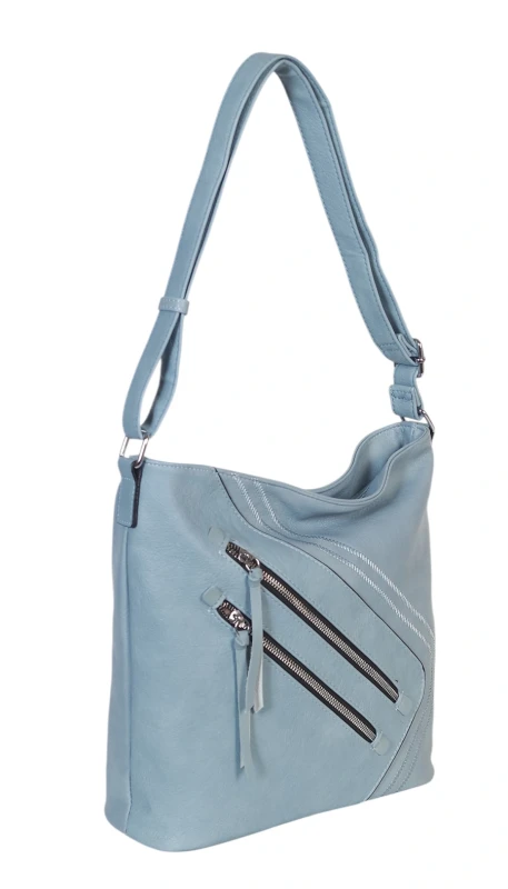 Pojemna Torebka Listonoszka Damska z Ekoskóry – Dwukomorowa i Praktyczna