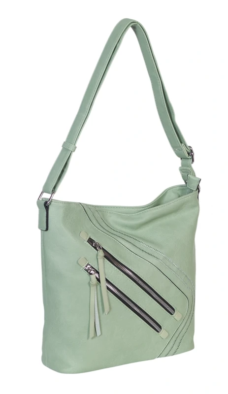 Pojemna Torebka Listonoszka Damska z Ekoskóry – Dwukomorowa i Praktyczna