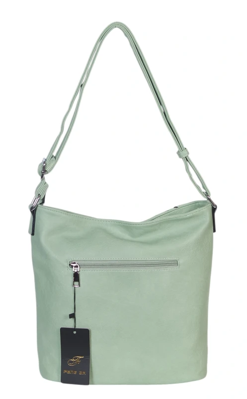 Pojemna Torebka Listonoszka Damska z Ekoskóry – Dwukomorowa i Praktyczna