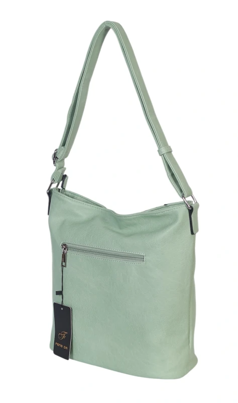 Pojemna Torebka Listonoszka Damska z Ekoskóry – Dwukomorowa i Praktyczna