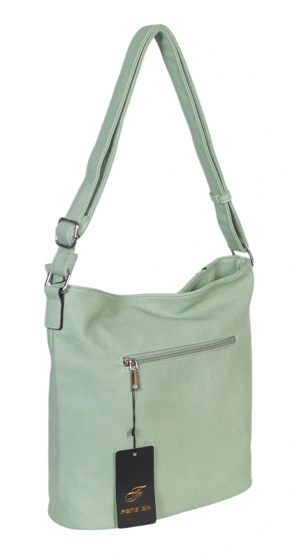 Pojemna Torebka Listonoszka Damska z Ekoskóry – Dwukomorowa i Praktyczna