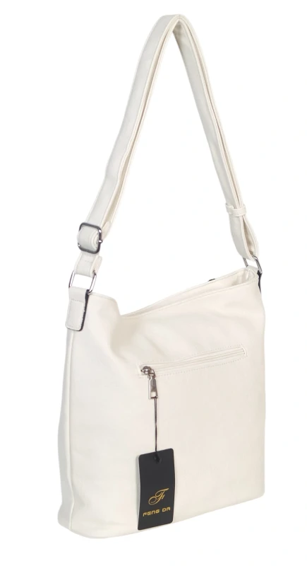 Pojemna Torebka Listonoszka Damska z Ekoskóry – Dwukomorowa i Praktyczna