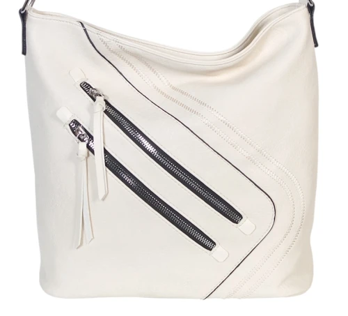 Pojemna Torebka Listonoszka Damska z Ekoskóry – Dwukomorowa i Praktyczna