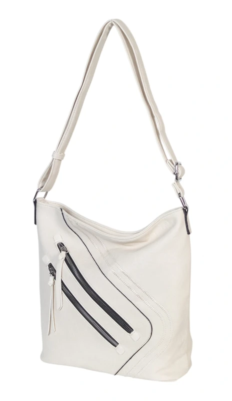 Pojemna Torebka Listonoszka Damska z Ekoskóry – Dwukomorowa i Praktyczna