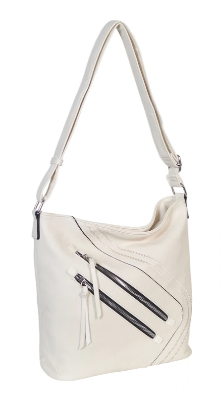 Pojemna Torebka Listonoszka Damska z Ekoskóry – Dwukomorowa i Praktyczna