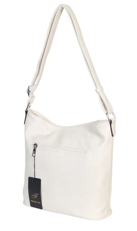 Pojemna Torebka Listonoszka Damska z Ekoskóry – Dwukomorowa i Praktyczna