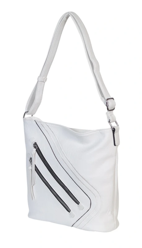 Pojemna Torebka Listonoszka Damska z Ekoskóry – Dwukomorowa i Praktyczna