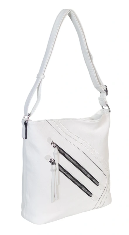 Pojemna Torebka Listonoszka Damska z Ekoskóry – Dwukomorowa i Praktyczna