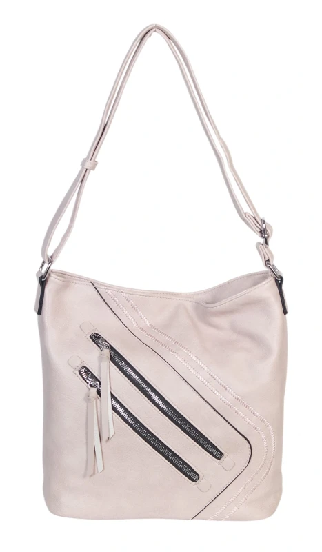 Pojemna Torebka Listonoszka Damska z Ekoskóry – Dwukomorowa i Praktyczna