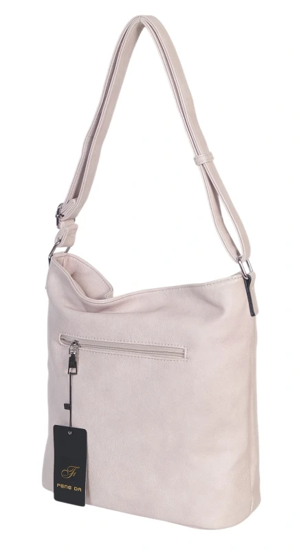 Pojemna Torebka Listonoszka Damska z Ekoskóry – Dwukomorowa i Praktyczna