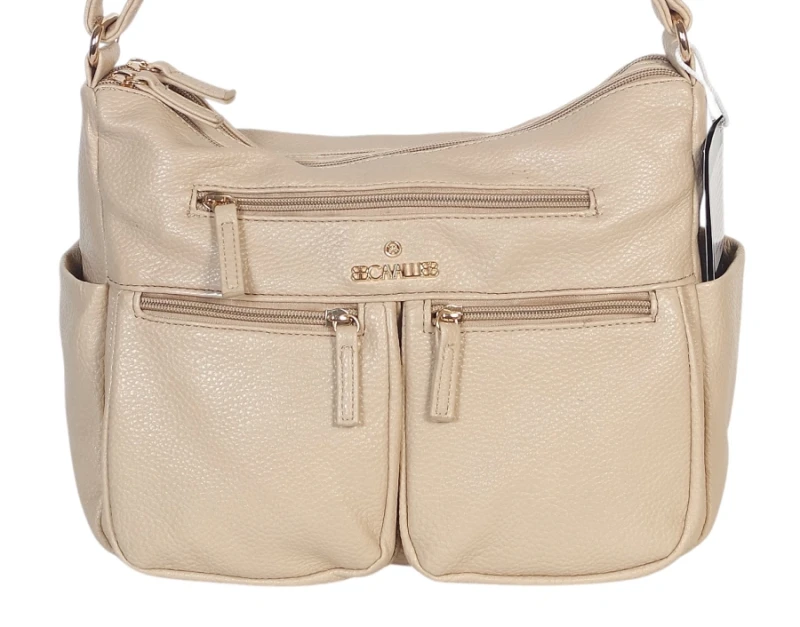 Czarna Torebka Damska Listonoszka Cavalli Italy – Wielofunkcyjna Torba na Ramię z Ekoskóry