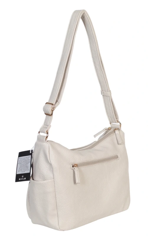 Czarna Torebka Damska Listonoszka Cavalli Italy – Wielofunkcyjna Torba na Ramię z Ekoskóry