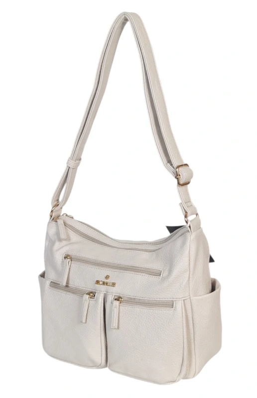 Czarna Torebka Damska Listonoszka Cavalli Italy – Wielofunkcyjna Torba na Ramię z Ekoskóry