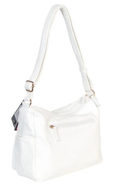 Czarna Torebka Damska Listonoszka Cavalli Italy – Wielofunkcyjna Torba na Ramię z Ekoskóry