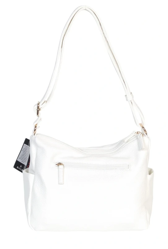 Czarna Torebka Damska Listonoszka Cavalli Italy – Wielofunkcyjna Torba na Ramię z Ekoskóry