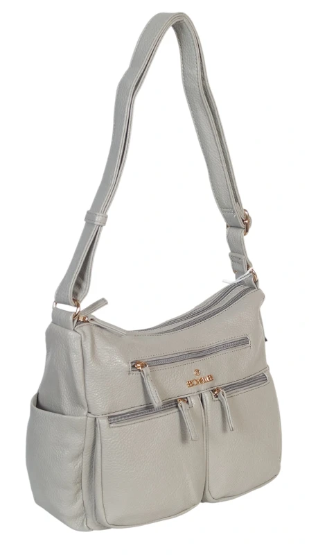 Czarna Torebka Damska Listonoszka Cavalli Italy – Wielofunkcyjna Torba na Ramię z Ekoskóry