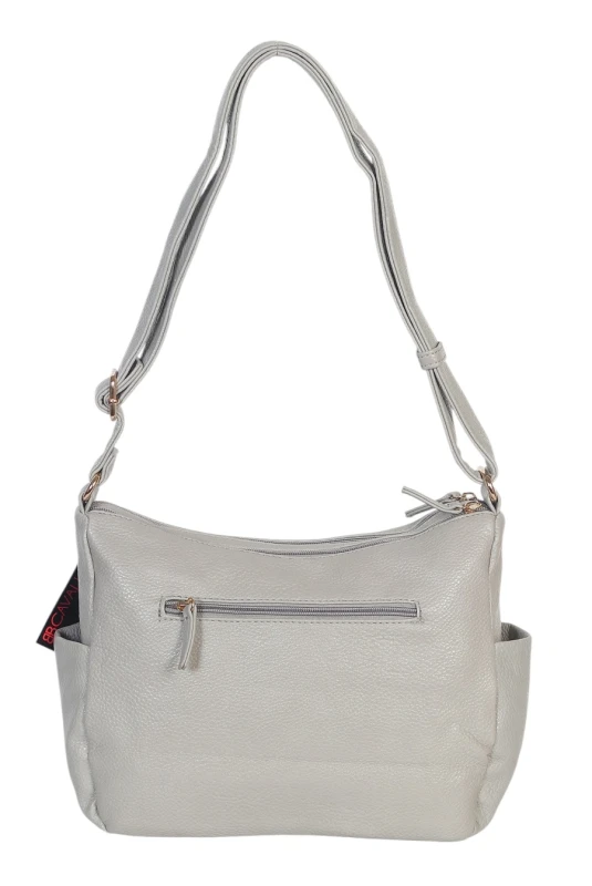 Czarna Torebka Damska Listonoszka Cavalli Italy – Wielofunkcyjna Torba na Ramię z Ekoskóry