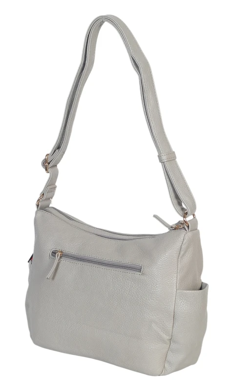 Czarna Torebka Damska Listonoszka Cavalli Italy – Wielofunkcyjna Torba na Ramię z Ekoskóry