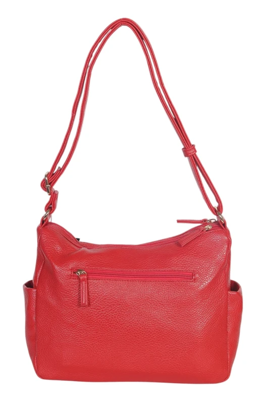 Czarna Torebka Damska Listonoszka Cavalli Italy – Wielofunkcyjna Torba na Ramię z Ekoskóry