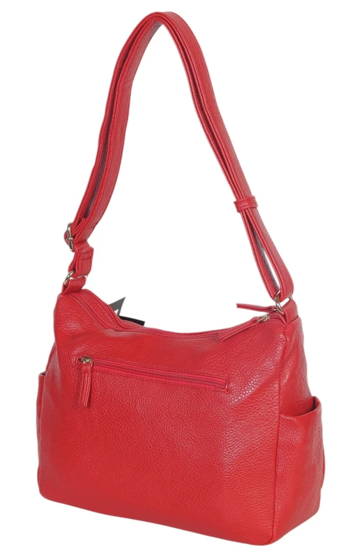 Czarna Torebka Damska Listonoszka Cavalli Italy – Wielofunkcyjna Torba na Ramię z Ekoskóry