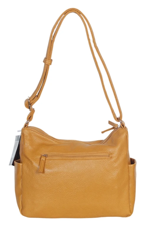 Czarna Torebka Damska Listonoszka Cavalli Italy – Wielofunkcyjna Torba na Ramię z Ekoskóry