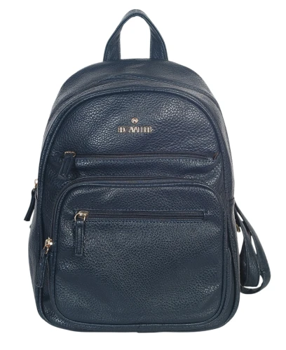 Czarny Plecak Damski Cavalli Italy – Stylowy Plecak Miejski z Eko-Skóry