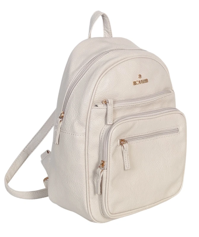 Czarny Plecak Damski Cavalli Italy – Stylowy Plecak Miejski z Eko-Skóry